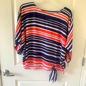 Rafaella sports wear stripped women summer top